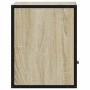 Mesitas de noche de pared 2 unidades roble Sonoma 40x31x39,5 cm