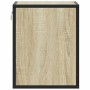 Mesitas de noche de pared 2 unidades roble Sonoma 40x31x39,5 cm en Mesitas de noche | Comprar online en Foro24