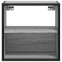 Mesitas de noche de pared 2 unidades gris sonoma 40x31x39,5 cm en Mesitas de noche | Comprar online en Foro24