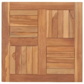 Solid teak wood table top 60x60x2.5 cm by vidaXL, Table tops - Ref: Foro24-48988, Price: 80,42 €, Discount: %