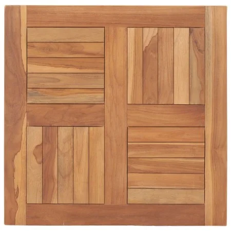 Tischplatte aus massivem Teakholz, 60 x 60 x 2,5 cm von vidaXL, Tischplatten - Ref: Foro24-48988, Preis: 80,42 €, Rabatt: %