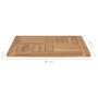 Solid teak wood table top 60x60x2.5 cm by vidaXL, Table tops - Ref: Foro24-48988, Price: 68,16 €, Discount: %