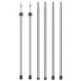 Telescopic awning poles 2 pcs galvanized steel 102-260 cm by vidaXL, Tent poles and stakes - Ref: Foro24-315219, Price: 43,54...