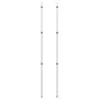 Telescopic awning poles 2 pcs galvanized steel 102-260 cm by vidaXL, Tent poles and stakes - Ref: Foro24-315219, Price: 43,54...