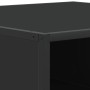 Mesa de centro madera de ingeniería y metal negro 80x80x30 cm en Mesas de centro | Comprar online en Foro24