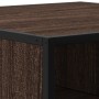 Mesa de centro madera ingeniería y metal marrón 100x100x30 cm en Mesas de centro | Comprar online en Foro24