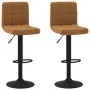 Kitchen stools 2 units brown velvet by vidaXL, Kitchen stools - Ref: Foro24-334303, Price: 119,02 €, Discount: %
