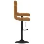 Kitchen stools 2 units brown velvet by vidaXL, Kitchen stools - Ref: Foro24-334303, Price: 119,02 €, Discount: %