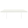 Toldo automático con LED y sensor de viento crema 5x3,5 m