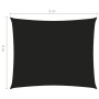 Rectangular sail awning black Oxford fabric 4x5 m by vidaXL, Umbrellas - Ref: Foro24-135766, Price: 54,26 €, Discount: %
