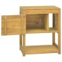 Solid teak wood bathroom furniture 60x40x75 cm by vidaXL, Lockers and storage cabinets - Ref: Foro24-338237, Price: 136,75 €,...