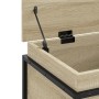 Caja de almacenaje con tapa madera roble Sonoma 80x40x51,5 cm