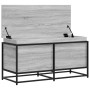 Caja de almacenaje con tapa madera gris Sonoma 100x40x51,5 cm en Cestas para almacenaje | Comprar online en Foro24