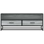 Mueble TV metal y madera ingeniería gris Sonoma 100x34,5x40 cm en Muebles TV | Comprar online en Foro24