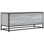 Mueble TV metal y madera ingeniería gris Sonoma 100x34,5x40 cm en Muebles TV | Comprar online en Foro24