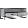 Mueble TV metal y madera ingeniería gris Sonoma 100x34,5x40 cm en Muebles TV | Comprar online en Foro24
