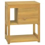 Solid teak wood bathroom furniture 60x40x75 cm by vidaXL, Lockers and storage cabinets - Ref: Foro24-338237, Price: 136,75 €,...