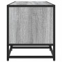 Mueble TV metal y madera ingeniería gris Sonoma 100x35x41 cm en Muebles TV | Comprar online en Foro24