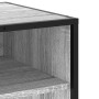 Mueble TV metal y madera ingeniería gris Sonoma 120,5x40x46 cm en Muebles TV | Comprar online en Foro24