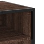 Mueble TV metal y madera ingeniería marrón roble 120,5x40x46 cm en Muebles TV | Comprar online en Foro24