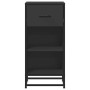 Aparador de madera de ingeniería y metal negro 35,5x35x76 cm en Aparadores | Comprar online en Foro24
