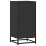 Aparador de madera de ingeniería y metal negro 35,5x35x76 cm en Aparadores | Comprar online en Foro24