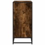 Aparador madera ingeniería roble ahumado 68x35x76 cm