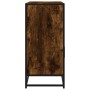 Aparador madera contrachapada color roble ahumado 100x35x76 cm en Aparadores | Comprar online en Foro24