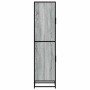 Aparador alto madera ingeniería metal gris sonoma 35,5x35x13 cm en Aparadores | Comprar online en Foro24