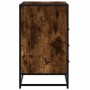 Cómoda de madera contrachapada roble ahumado 70x41x70 cm