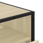 Cajonera de madera contrachapada roble sonoma 70x41x83,5 cm