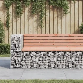 Gabionen-Design-Gartenbank aus Douglasie, 122 x 71 x 65,5 cm von vidaXL, Gartenbänke - Ref: Foro24-834384, Preis: 147,97 €, R...
