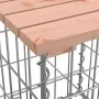 Gabion design garden bench Douglas fir wood 122x71x65.5cm by vidaXL, garden benches - Ref: Foro24-834384, Price: 147,03 €, Di...