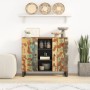 Sideboard with 2 doors made of recycled solid wood 90x33x75 cm by vidaXL, Sideboards - Ref: Foro24-352927, Price: 194,91 €, D...