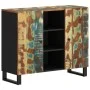 Sideboard mit 2 Türen aus recyceltem Massivholz 90x33x75 cm von vidaXL, Sideboards - Ref: Foro24-352927, Preis: 191,22 €, Rab...