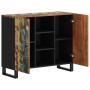 Sideboard mit 2 Türen aus recyceltem Massivholz 90x33x75 cm von vidaXL, Sideboards - Ref: Foro24-352927, Preis: 194,91 €, Rab...