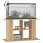Aquariumhalterung aus Holzwerkstoff, Sonoma-Eiche, 100 x 40 x 60 cm von vidaXL, Aquarium unterstützt - Ref: Foro24-833586, Pr...