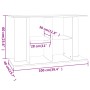 Aquariumhalterung aus Holzwerkstoff, Sonoma-Eiche, 100 x 40 x 60 cm von vidaXL, Aquarium unterstützt - Ref: Foro24-833586, Pr...
