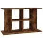 Engineered wood aquarium support smoked oak 100x40x60 cm by vidaXL, Aquarium supports - Ref: Foro24-833588, Price: 77,02 €, D...