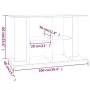 Engineered wood aquarium support smoked oak 100x40x60 cm by vidaXL, Aquarium supports - Ref: Foro24-833588, Price: 77,02 €, D...