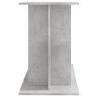 Aquarienhalter aus grauem Beton 100x40x60 cm von vidaXL, Aquarium unterstützt - Ref: Foro24-833587, Preis: 70,97 €, Rabatt: %