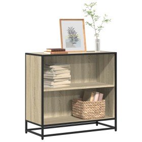 Estantería madera ingeniería color roble 80,5x35x76 cm en Librerías y estanterías | Comprar online en Foro24