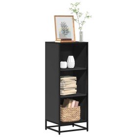 Estantería madera ingeniería negra 40x35x107,5 cm en Librerías y estanterías | Comprar online en Foro24