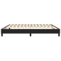 Estructura de cama de cuero sintético negro 160x200 cm de vidaXL, Camas y somieres - Ref: Foro24-3120706, Precio: 108,16 €, D...