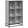 Estantería madera de ingeniería gris sonoma 65,5x33x107,5 cm en Librerías y estanterías | Comprar online en Foro24