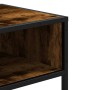 Mesa consola de madera de ingeniería roble ahumado 90x35x80 cm en Mesas auxiliares | Comprar online en Foro24