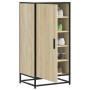 Mueble zapatero madera contrachapada roble sonoma 48x38x97,5 cm