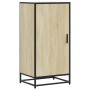 Mueble zapatero madera contrachapada roble sonoma 48x38x97,5 cm