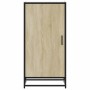Mueble zapatero madera contrachapada roble sonoma 48x38x97,5 cm