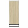 Mueble zapatero madera contrachapada roble sonoma 48x38x97,5 cm